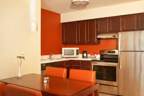 Residence Inn Manchester CT Kitchen Cabinet Reface and Quartz Countertops