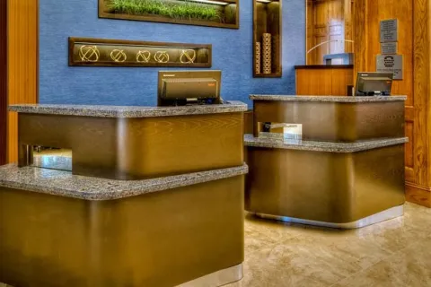 Courtyard by Marriott Nashville TN Front Desk Pod Millwork