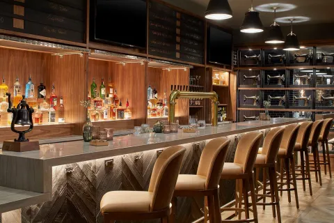 Custom Bar Millwork for Tapestry by Hilton Hotel