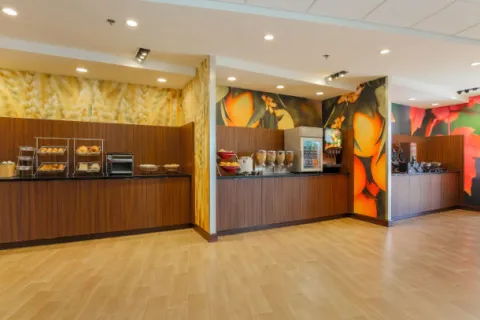 Fairfield Inn Alexandria LA  Breakfast Buffet
