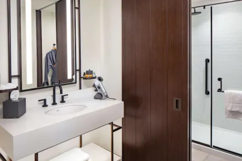 custom hotel shower doors