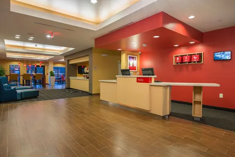 TownePlace Suites by Marriott Newnan GA Front Desk & Coffee Station Millwork