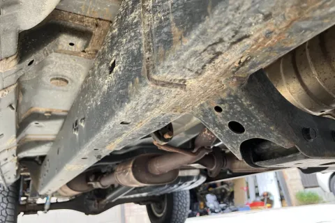 a close-up of a car tire