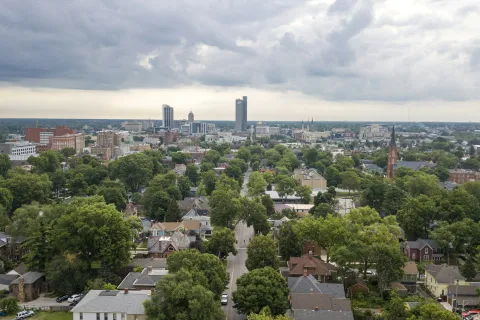 Fort Wayne Indiana skyline