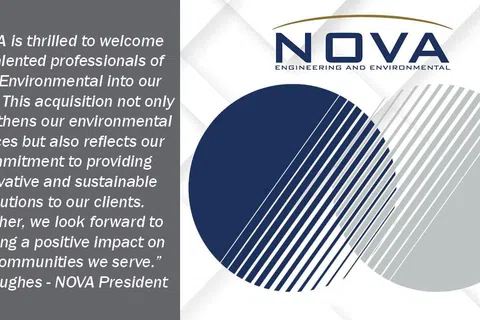 NOVA welcomes MAS Environmental team, highlighting commitment to innovative, sustainable solutions and positive community impact.