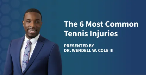 The 6 Most Common Tennis Injuries with Dr. Cole