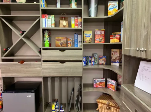 pantry and wine storage