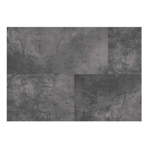 Close-up of textured dark gray concrete surface with a patchwork pattern of varying shades and roughness