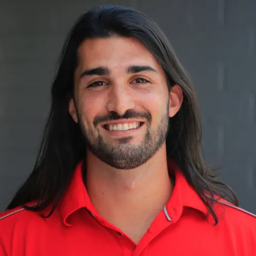 a man smiling for the camera