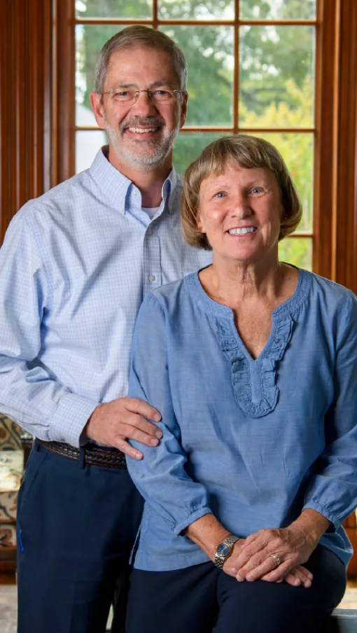 a man and a woman posing for a photo