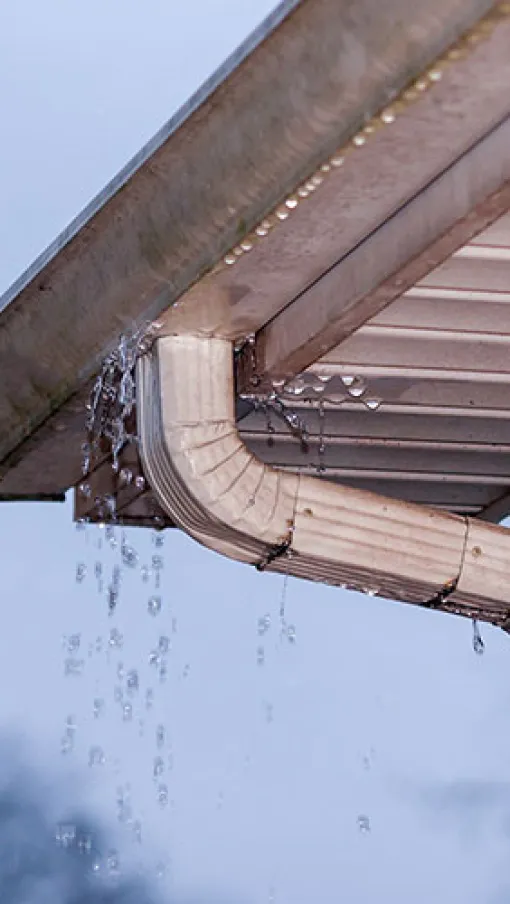 a close-up of a roof