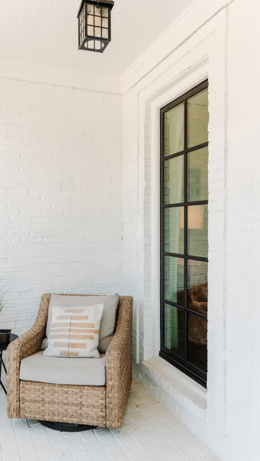 black Infinity fiberglass replacement window for home