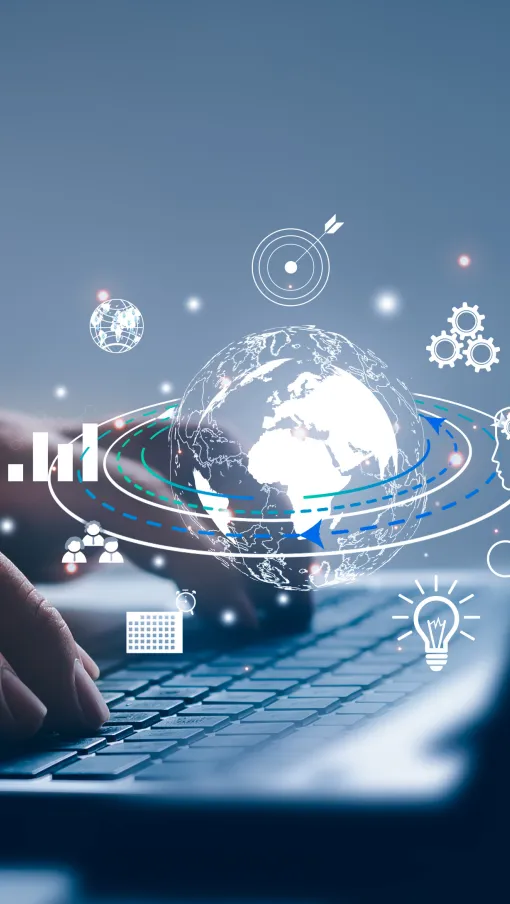 a person using a laptop