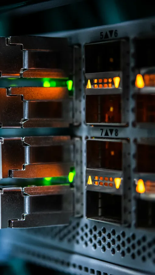 a close-up of a circuit board