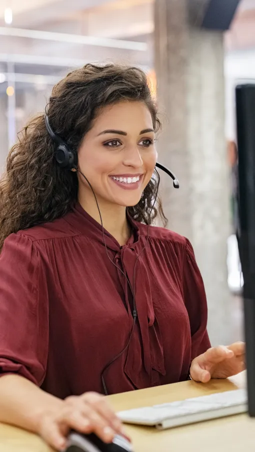 a person working on the computer