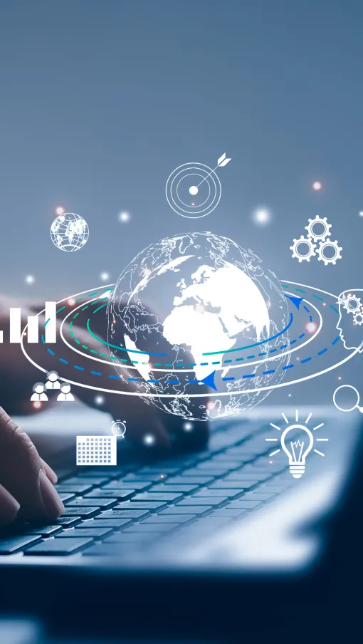 a person using a laptop