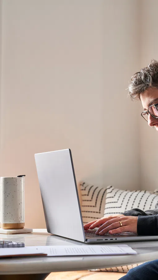 a man using a laptop