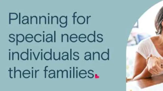 Smiling woman and special needs teen holding hands, planning together with drawings on table, supportive family moment