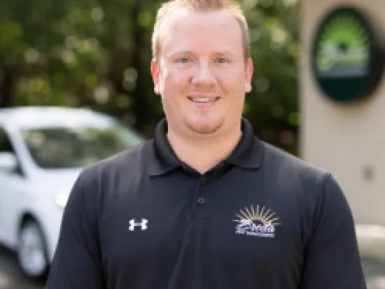 man smiling for the camera