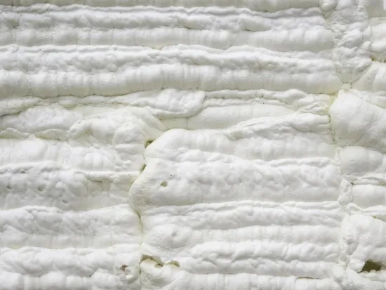 Spray foam insulation