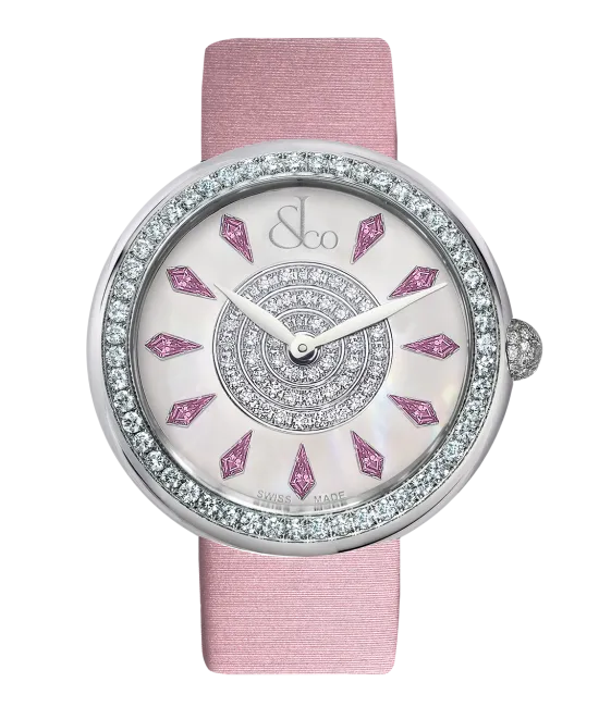 Brilliant One Row Pink Sapphires 38mm