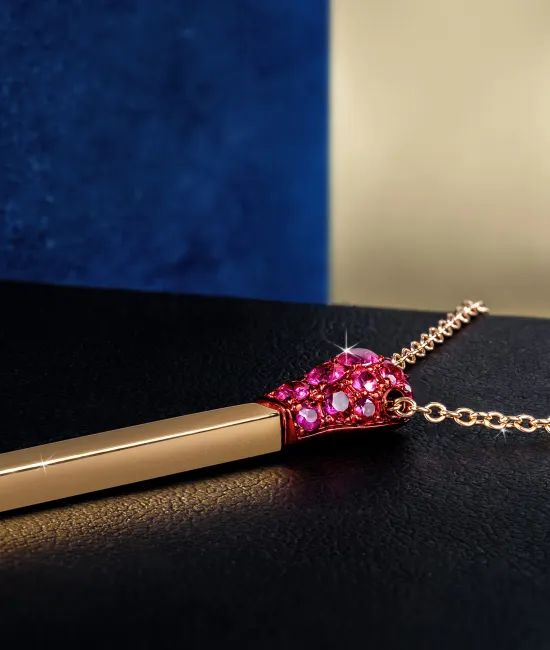 Ruby Match Necklace Short