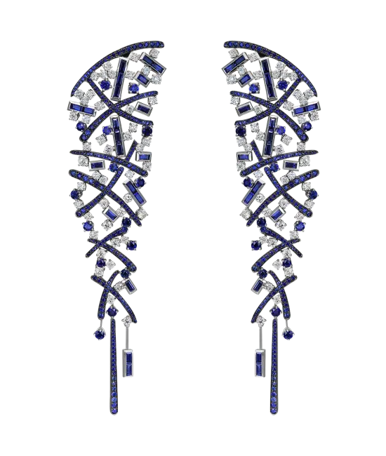 Sapphire Carnivale Earrings