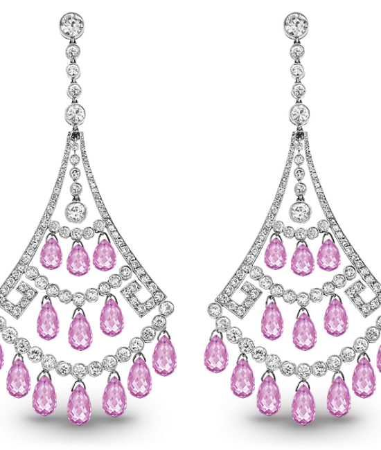Sapphire Chandelier Earrings