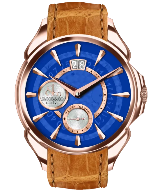 Palatial Classic Manual Rose Gold Case Jacob Co