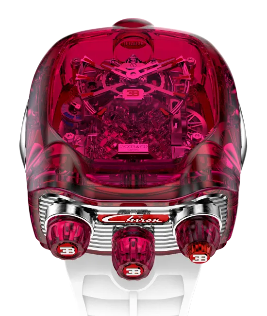 Bugatti Chiron Red Sapphire Crystal