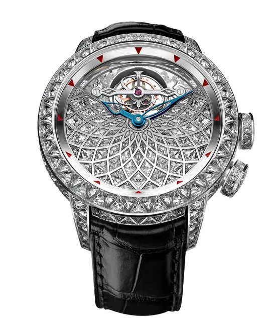 Caligula Tourbillon Baguette White Diamonds Erotic Jacob Co