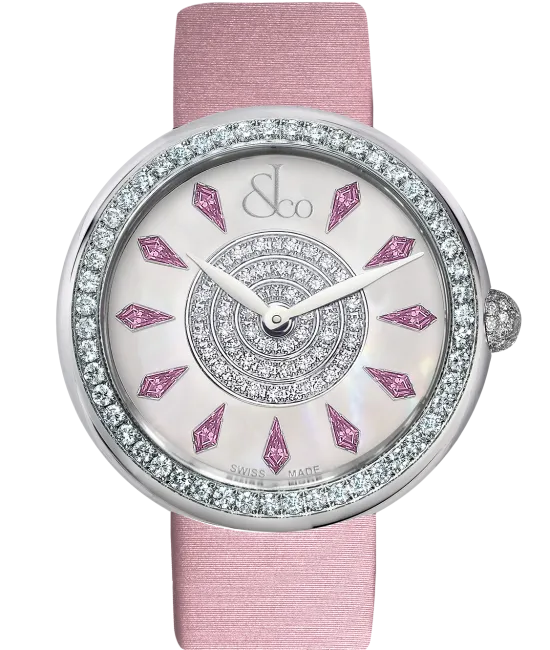 Brilliant One Row Pink Sapphires 44mm