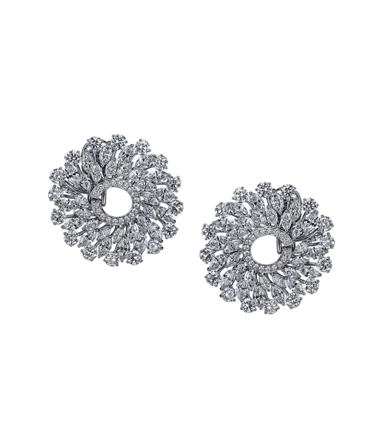 White Diamond Infinia Earrings