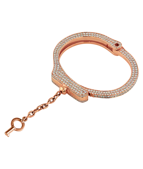 KEY CUFF FULL PAVE BRACELET