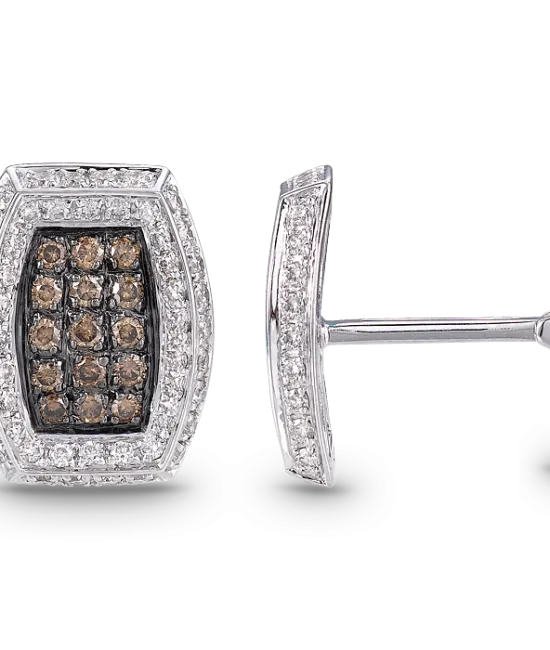 Cognac Diamond Cufflinks