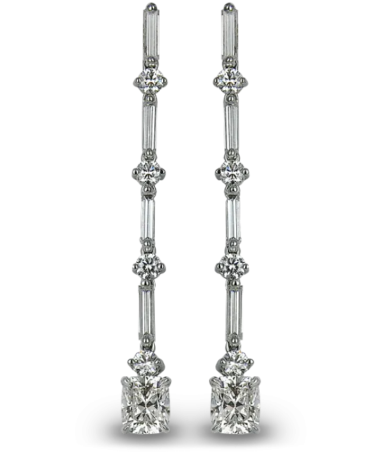Bamboo Drop Earrings