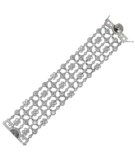 Jezebel Palladium White Diamond Bracelet