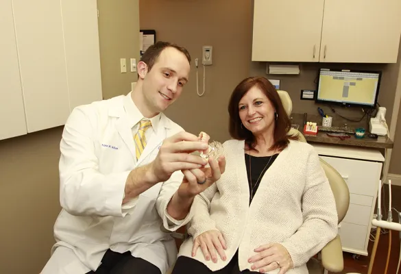 Dr. Mcree with patient