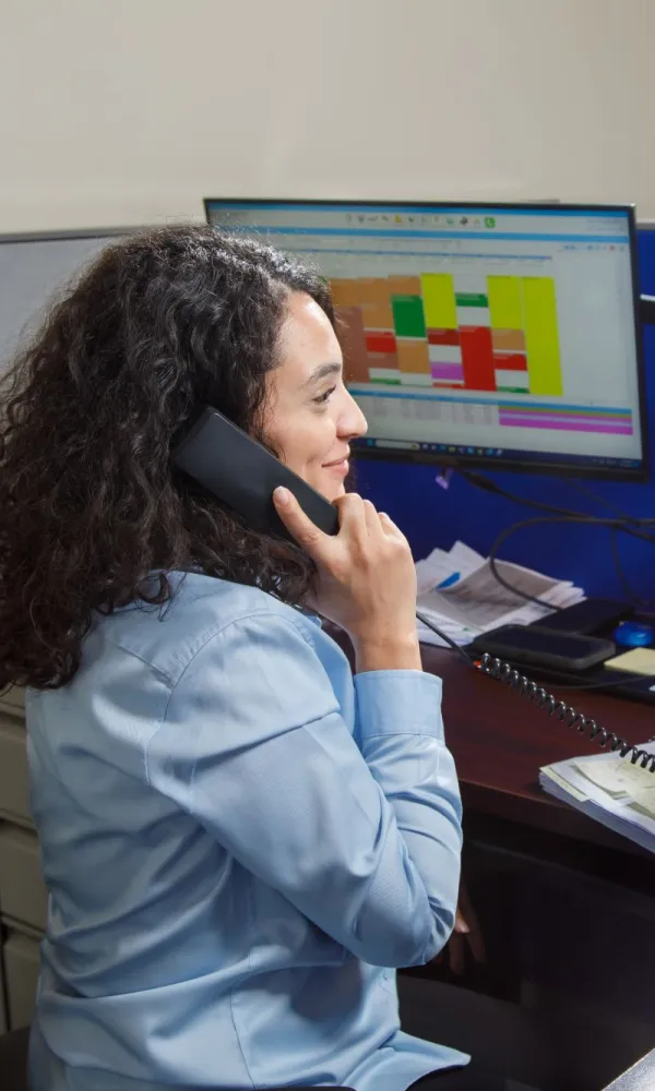 a person talking on a phone