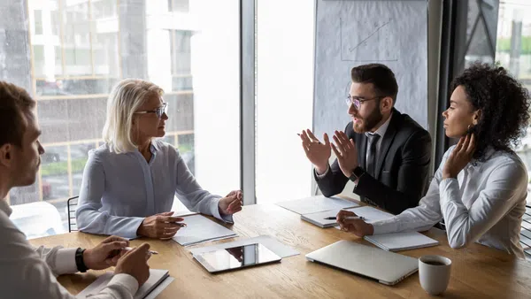 Settling a contested divorce.