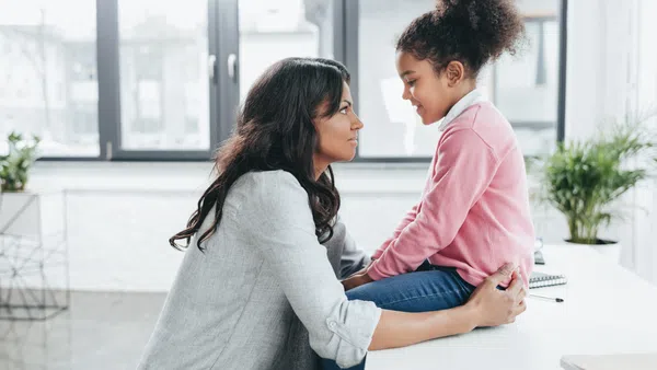 Talking to your kids about divorce.