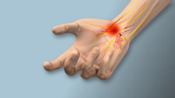 a hand with a flame
