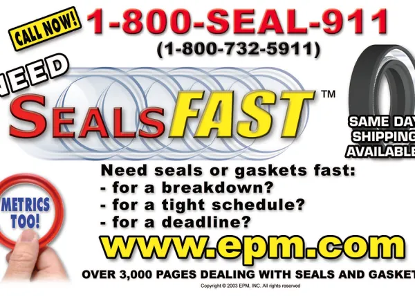 Need Seals Fast?