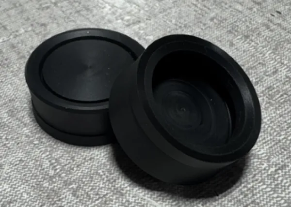 a set of black tires