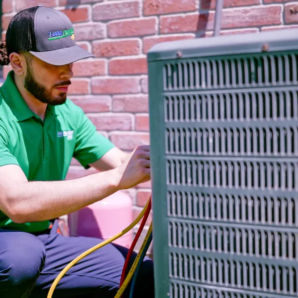 A Dallas Texas furnace maintenance technician
