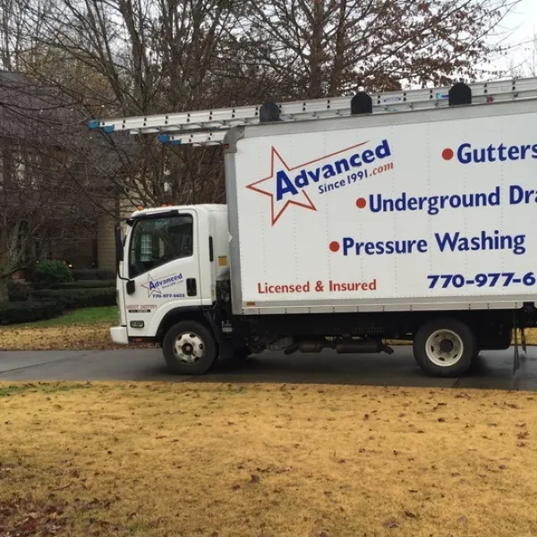 the Advanced truck parked in the driveway