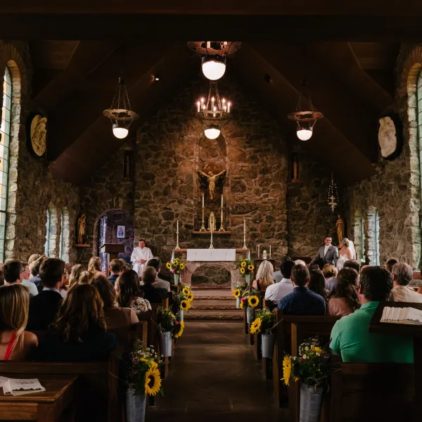 a group of people sitting at a table