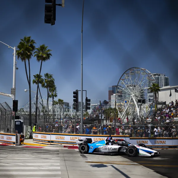 a race car on a track