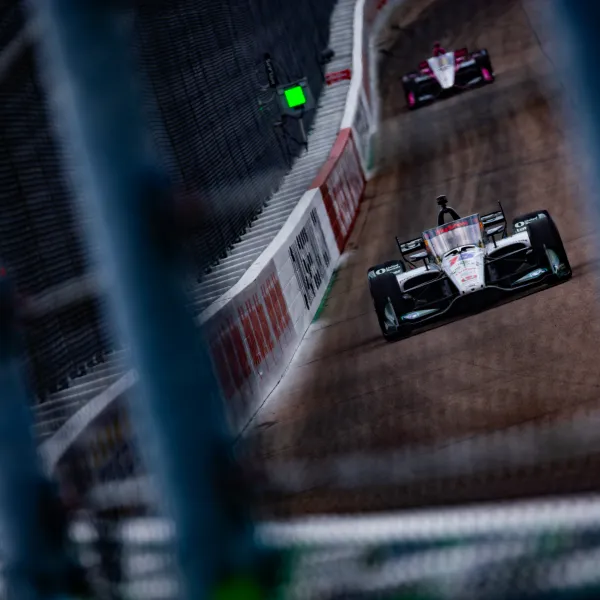 race car on track