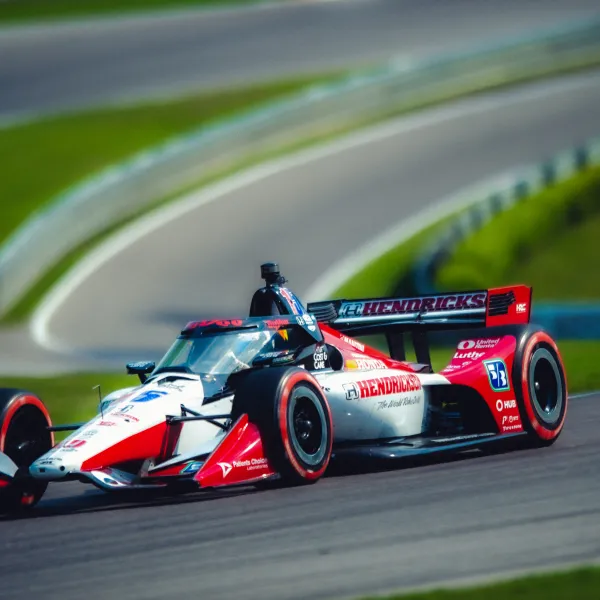 a race car on a track